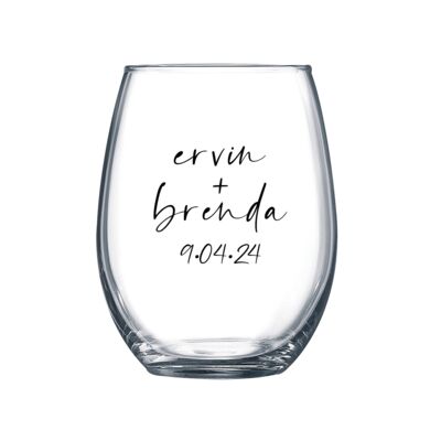 Stemless Wine Glass 15 oz Thumbnail