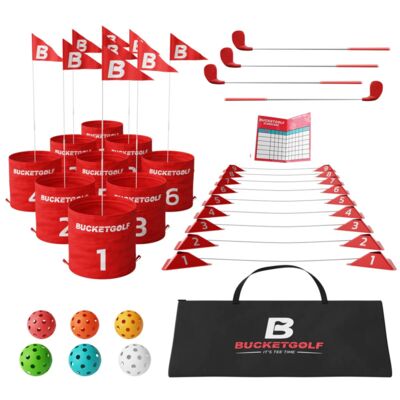 BucketGolf 9 Hole Bundle | Includes 4 Clubs Thumbnail